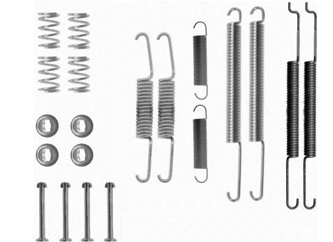 SADA PRUŽIN BRZD octavia BUBEN