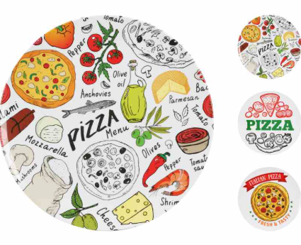 EXCELLENT Pizza talíř 33 cm design ITALIAN PIZZA