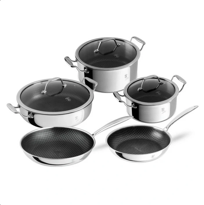 BERLINGERHAUS Sada nádobí s titanovým povrchem 8 ks Eternal Collection BH-8518
