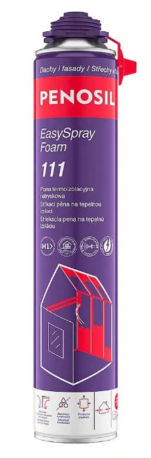 PU pěna na tepelnou izolaci EasySpray PENOSIL 111 krémová, 700ml