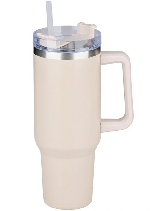 ALPINA Termohrnek dvoustěnný z nerezové oceli 1,2 l béžová ED-227090bezo
