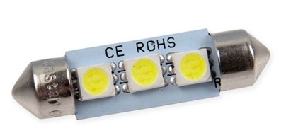 LED žiarovka sufit 12V 10W SV 10x35mm číra (CANBUS)