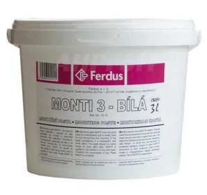Montážní pasta, bílá, 3 l - F1011