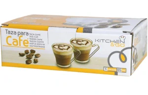 Bergner Hrnček na espresso sklenený 85 ml sada 6 ks