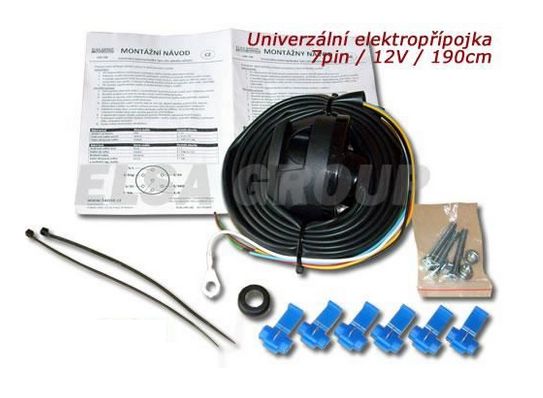 Univerzální elektrokabeláž k tažnému zařízení 7-pin