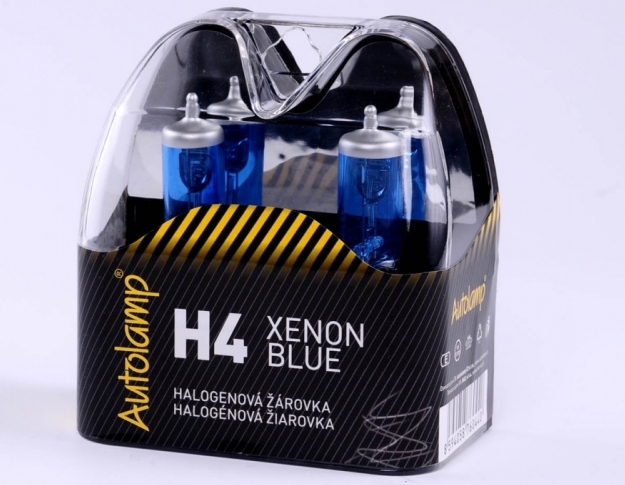 Žárovka H4 box (2ks) XENON BLUE