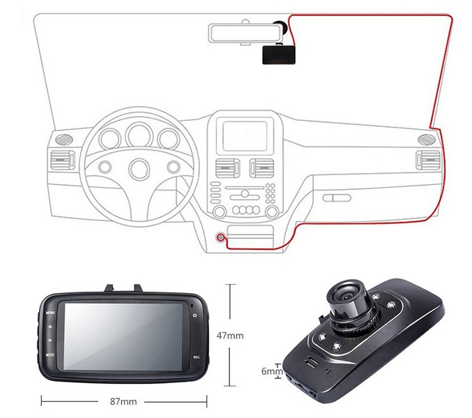 Autokamera do auta HD BENG
