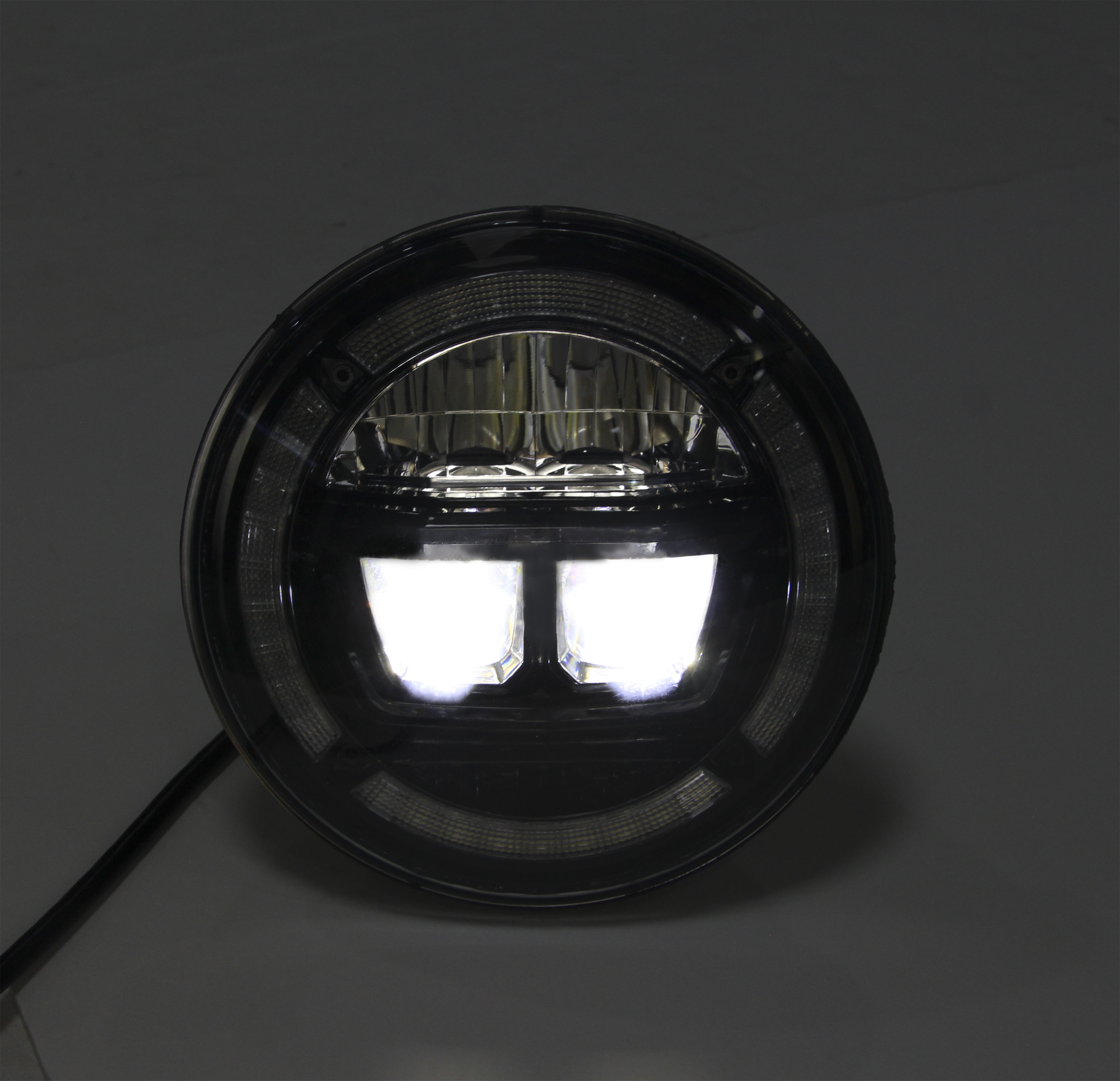 LED svetlo na motorku - Angel Eyes 7"