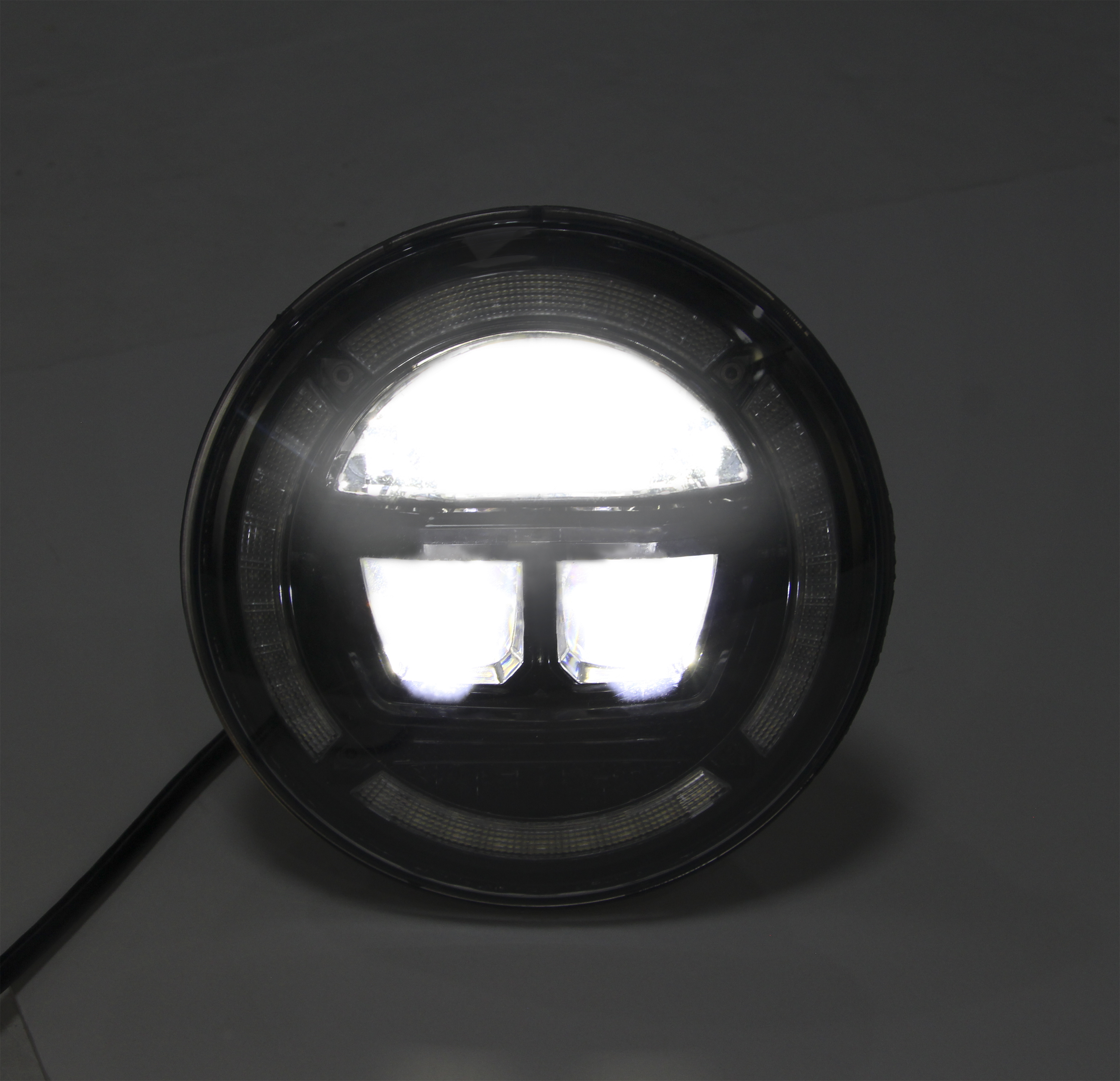 LED svetlo na motorku - Angel Eyes 7"