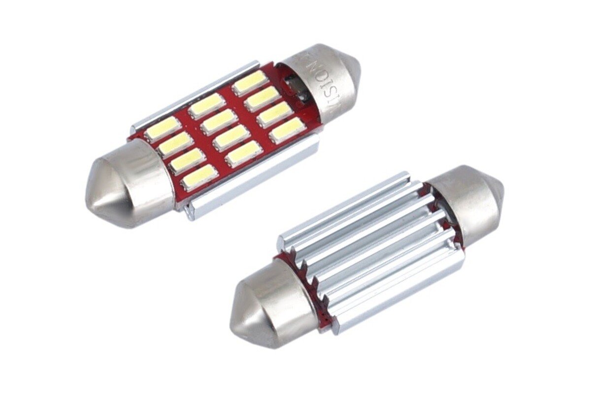 Žárovka LED C5W 12/24 V SV8,5 CanBus (sufit 36 mm, sada 2 ks), Vision Lighting