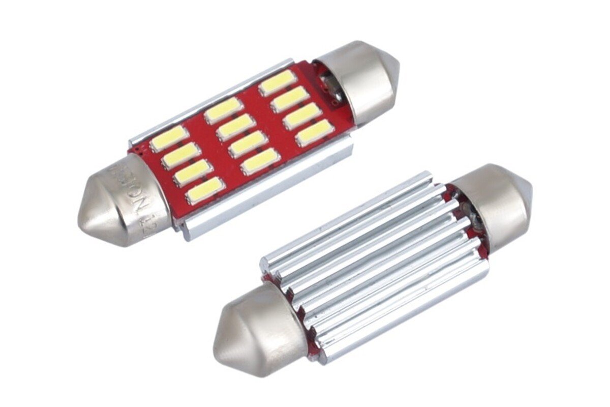 Žárovka LED C5W 12/24 V SV8,5 CanBus (sufit 39 mm, sada 2 ks), Vision Lighting