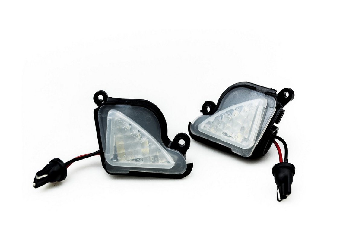 LED osvětlení zpětných zrcátek VW, Škoda