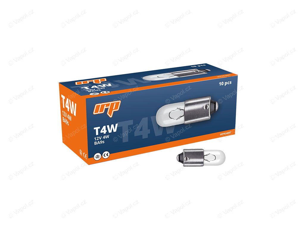 Žiarovka T4W 12V 4W BA9s IRP