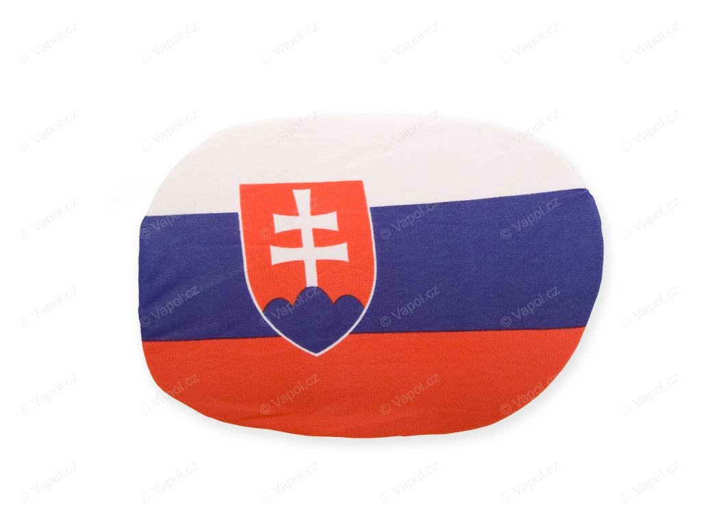 Návlek na zrkadlo vlajka SK - 2ks