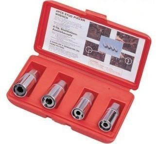 Sada vnútorných nástrčných kľúčov na vyťahovanie poškodených skrutiek 1/2" (šteftov) M6-M12 4 ks - C067115