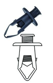 Plastové príchytky čalúnenie, 10 ks