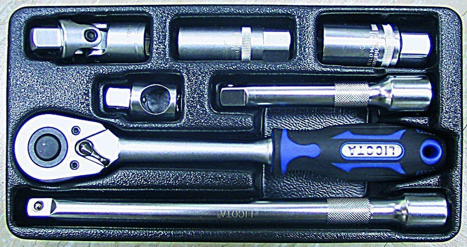 Súprava náradia 1/2", 7 ks