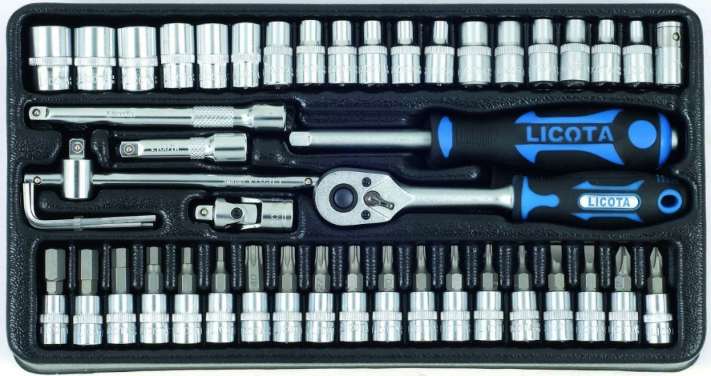 Súprava náradia 1/4", 47 ks