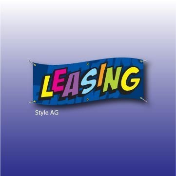 Vlajka s nápisom LEASING - 125270064