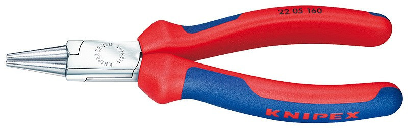 Rovné okrúhle kliešte 160 mm Knipex chrómované - 2205160