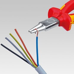 Rovné okrúhle kliešte 160 mm Knipex chrómované - 2205160