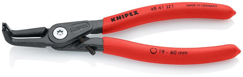 Vnútorné zahnuté kliešte na poistné krúžky 165 mm - 4841J21 Knipex