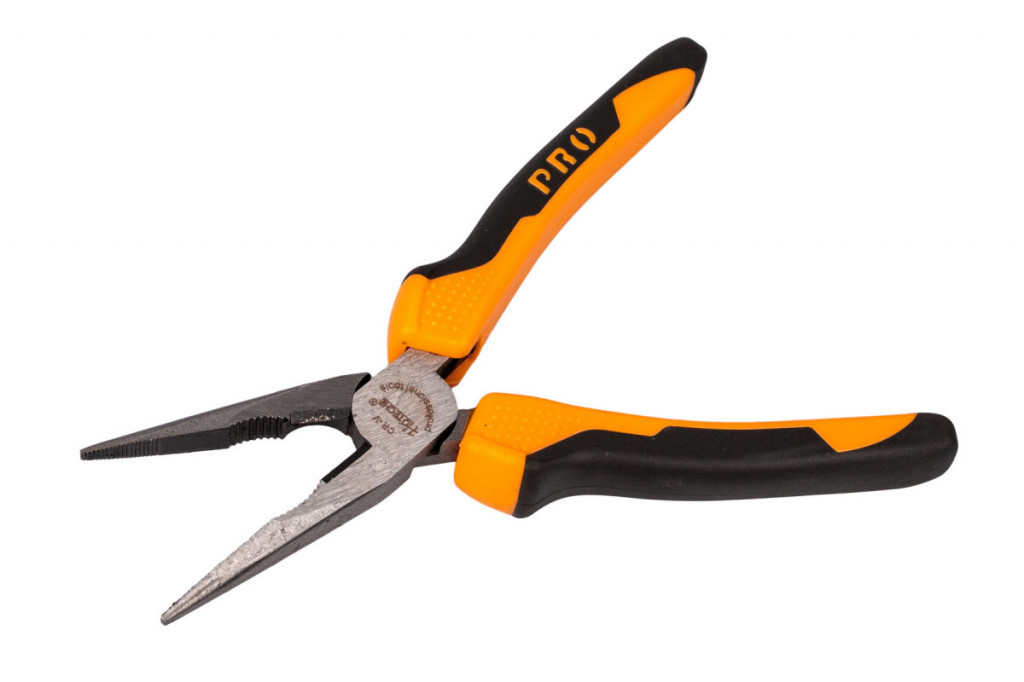 Polguľaté rovné kliešte 160 mm HOTECHE - HT100143