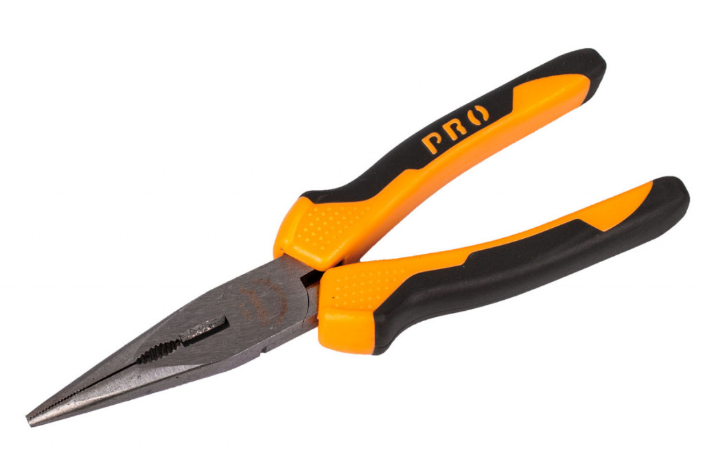 Polguľaté rovné kliešte 160 mm HOTECHE - HT100143