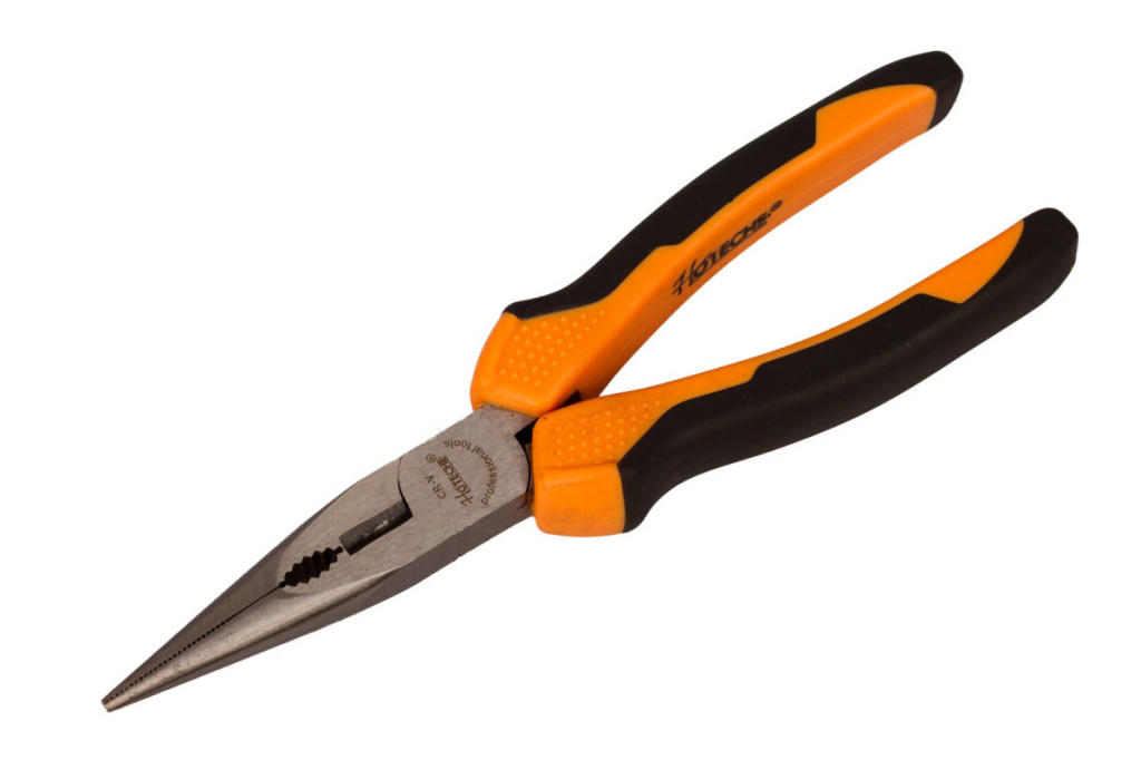 Polguľaté rovné kliešte 200 mm HOTECHE - HT100145
