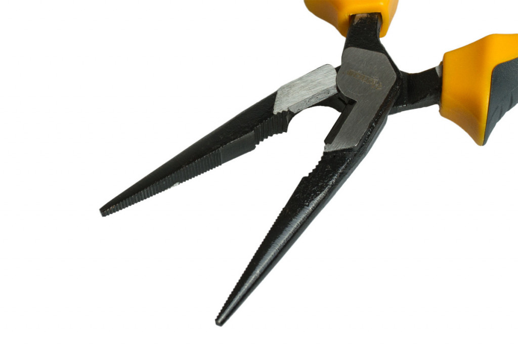 Polguľaté rovné kliešte 180 mm HOTECHE - HT100205