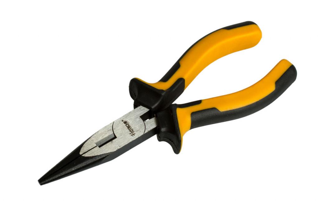 Polguľaté rovné kliešte 160 mm HOTECHE - HT100243