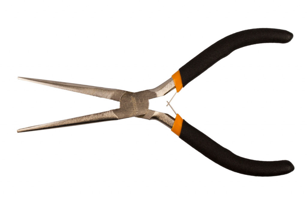 Polguľaté mini kliešte 150 mm - HT100901E