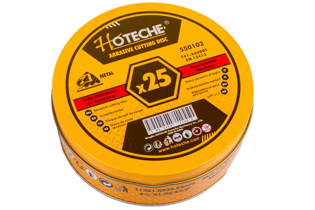 Rezný kotúč na kov, 115 mm - HT550102