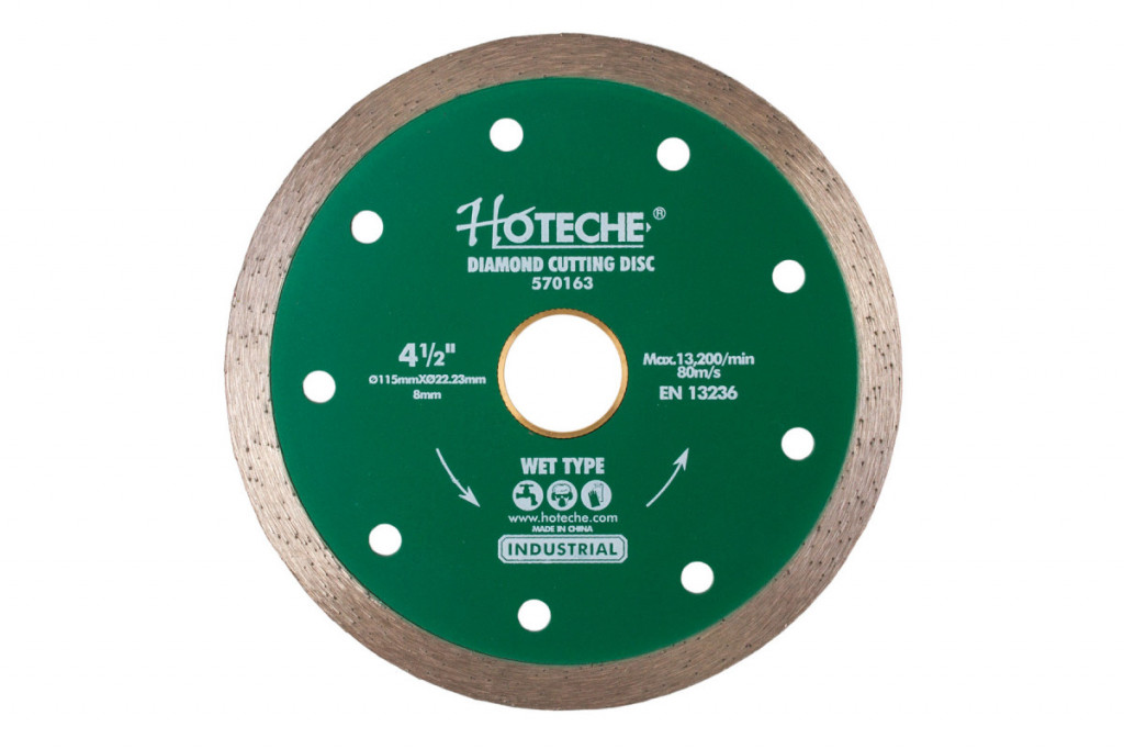 Diamantový rezný kotúč, WET TYPE, 115 mm - HT570163