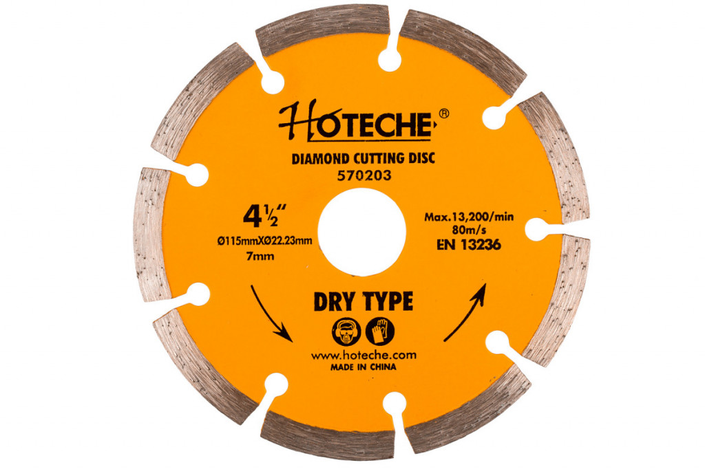 Diamantový rezný kotúč 115 mm, segmentový - HT570203