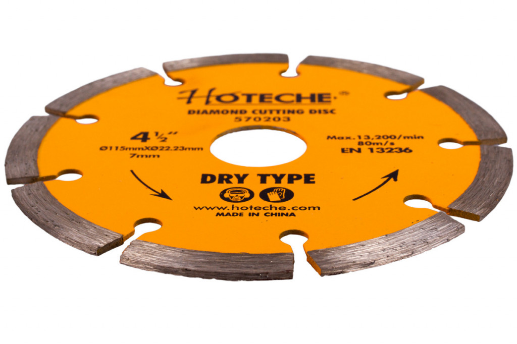 Diamantový rezný kotúč 115 mm, segmentový - HT570203