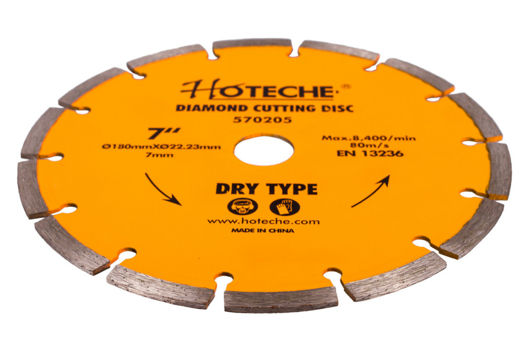 Diamantový rezný kotúč 180 mm, segmentový - HT570205