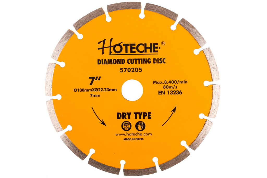 Diamantový rezný kotúč 180 mm, segmentový - HT570205