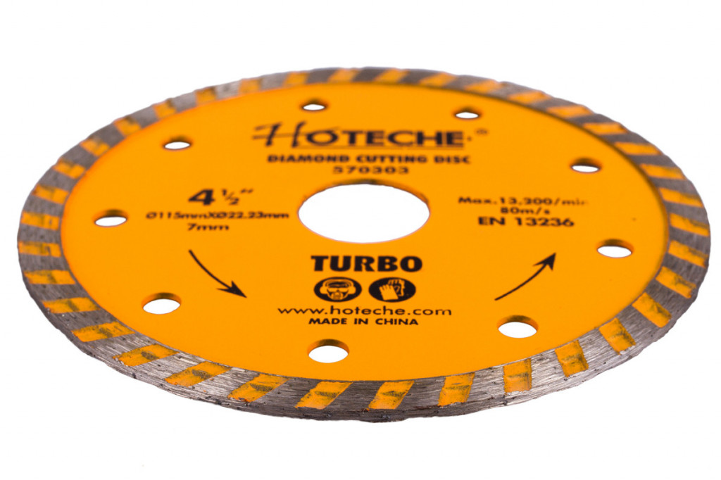 Diamantový rezný kotúč 115 mm, TURBO - HT570303