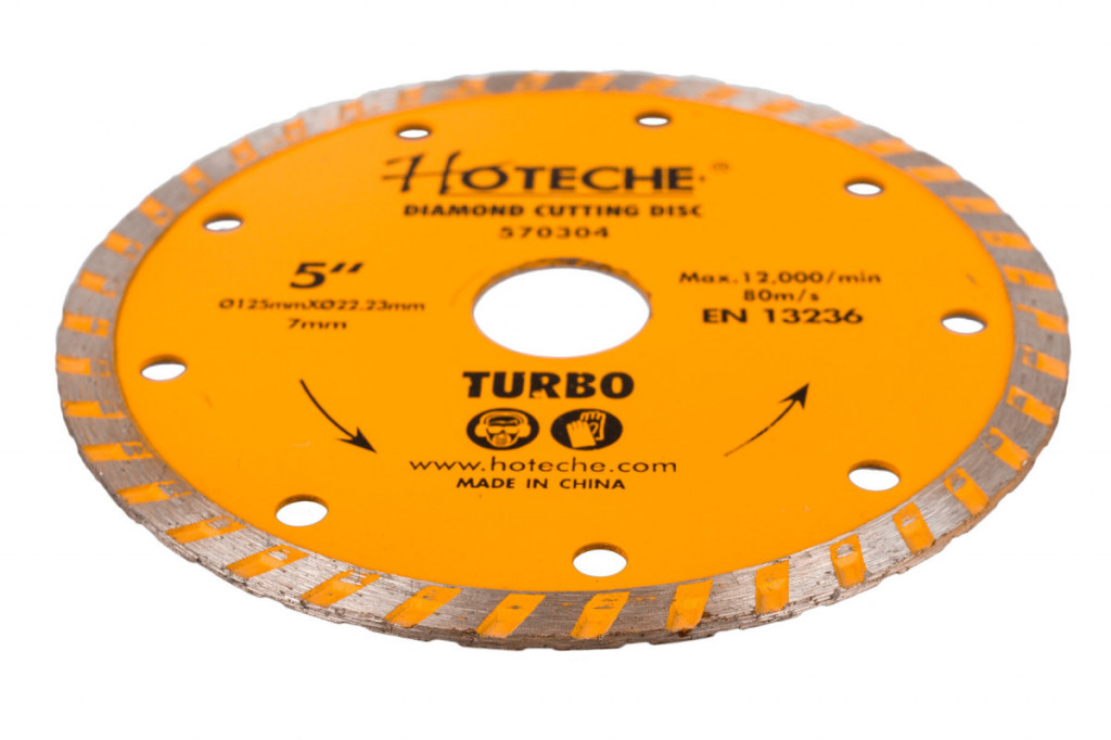 Diamantový rezný kotúč 125 mm, TURBO - HT570304