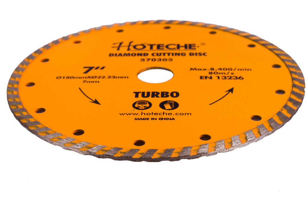 Diamantový rezný kotúč 180 mm, TURBO - HT570305