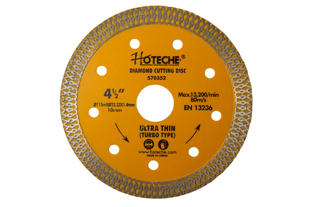Diamantový rezný kotúč úzky 115 mm, TURBO - HT570352