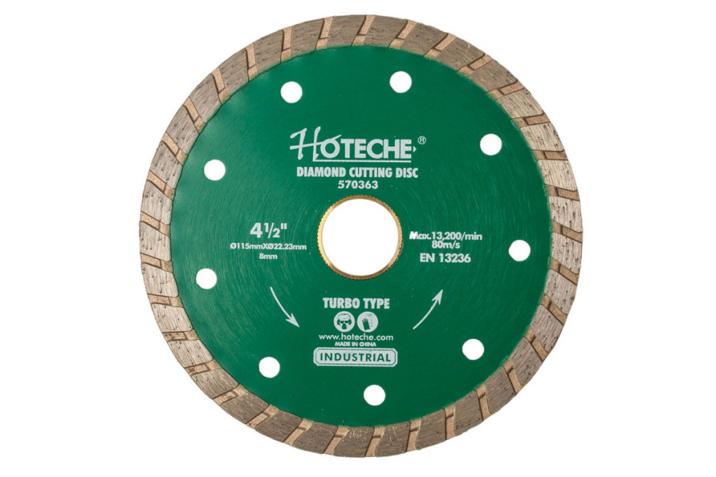Diamantový rezný kotúč, TURBO, 115 mm - HT570363