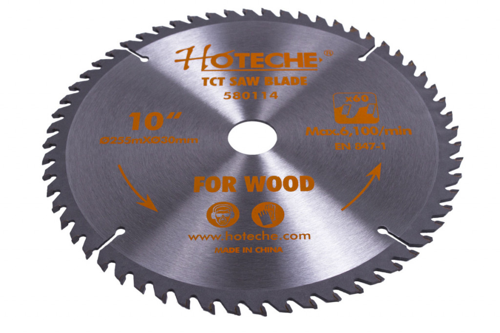 Pílový kotúč na drevo 255 mm, 60 zubov - HT580114