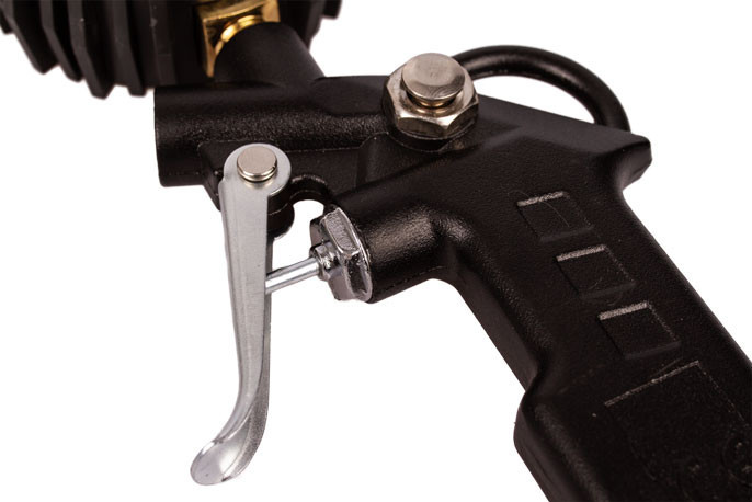 Hustič pneu s manometrom, rýchlospojka 1/4" - HTA830042