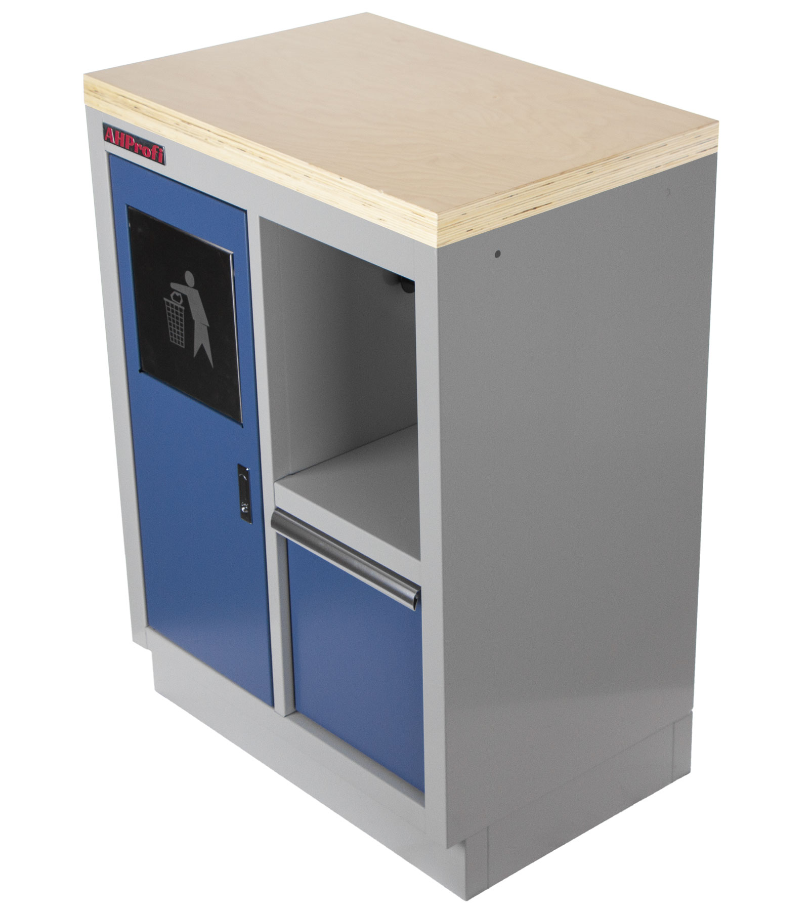 Celokovová dielenská skrinka PROFI BLUE 680x458x910 mm - MTGC1301A