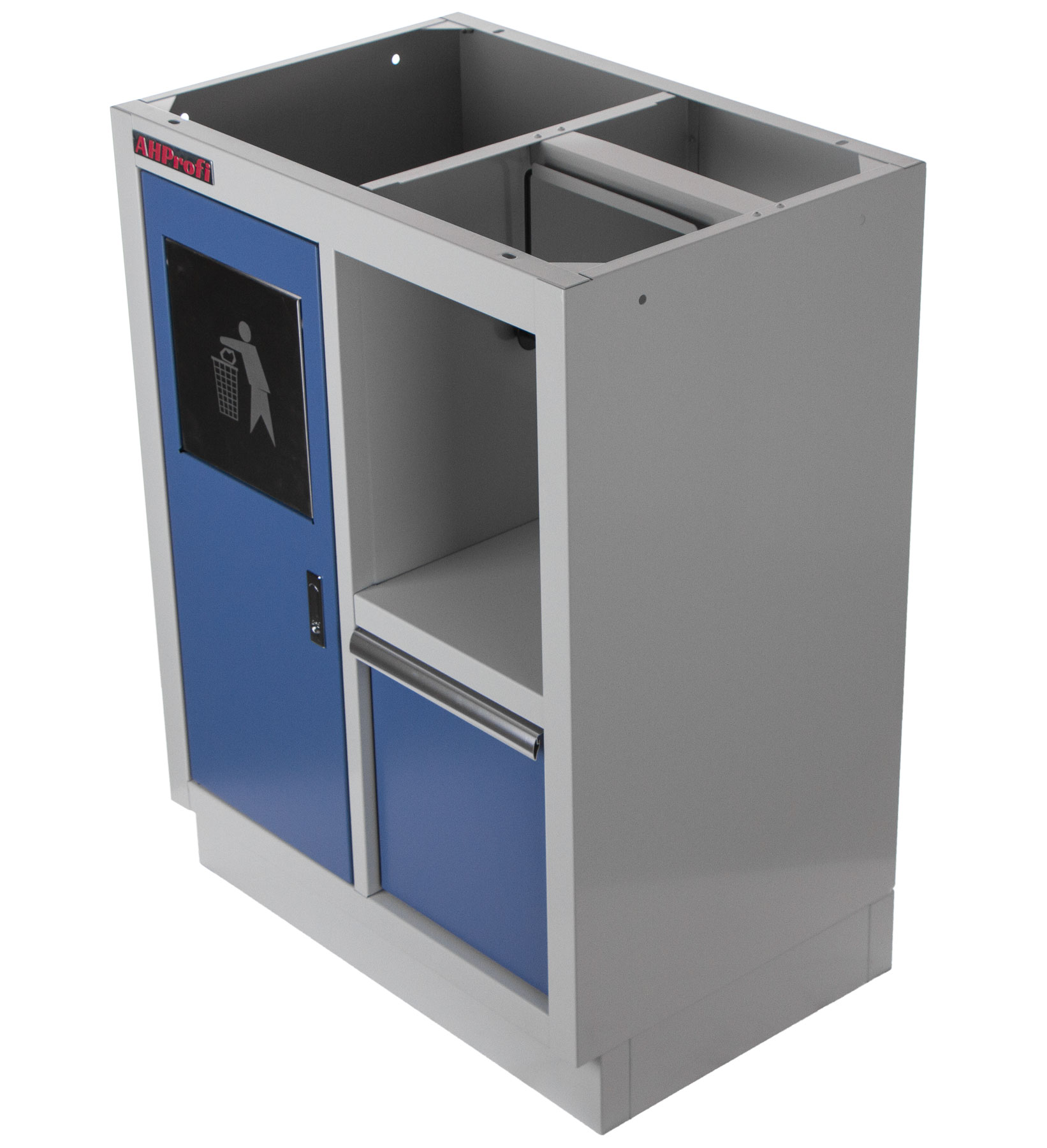 Celokovová dielenská skrinka PROFI BLUE 680x458x910 mm - MTGC1301A