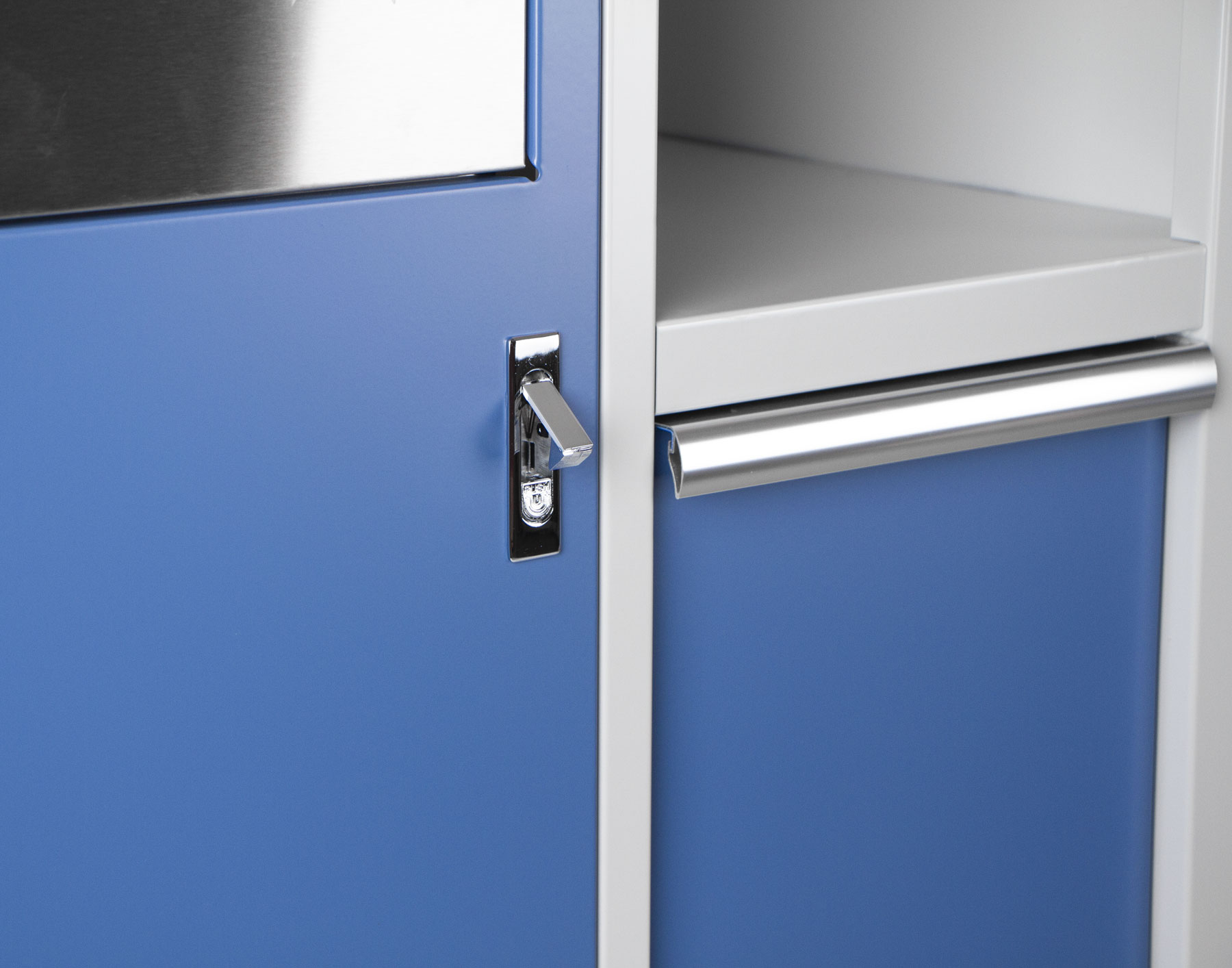 Celokovová dielenská skrinka PROFI BLUE 680x458x910 mm - MTGC1301A