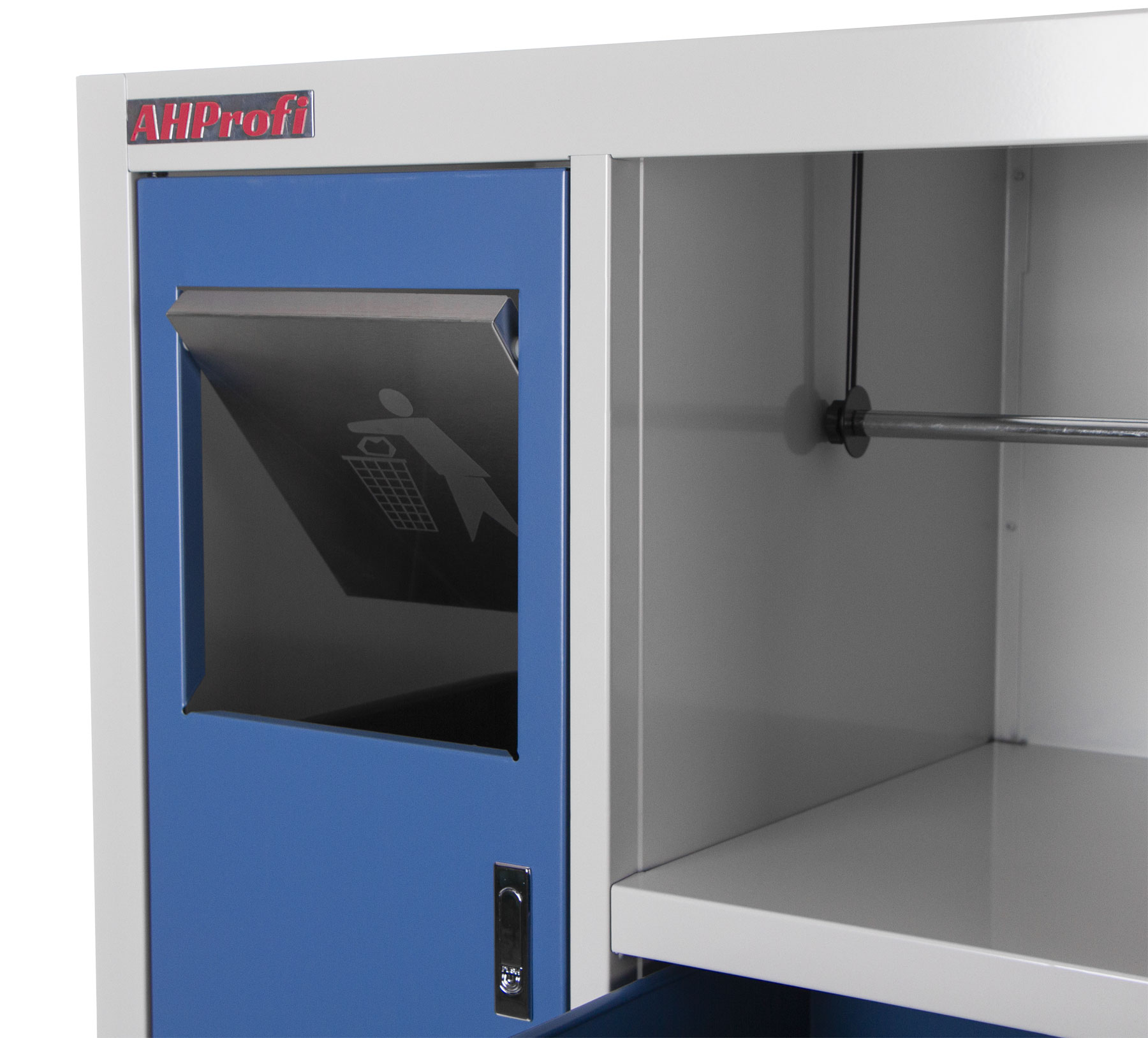 Celokovová dielenská skrinka PROFI BLUE 680x458x910 mm - MTGC1301A