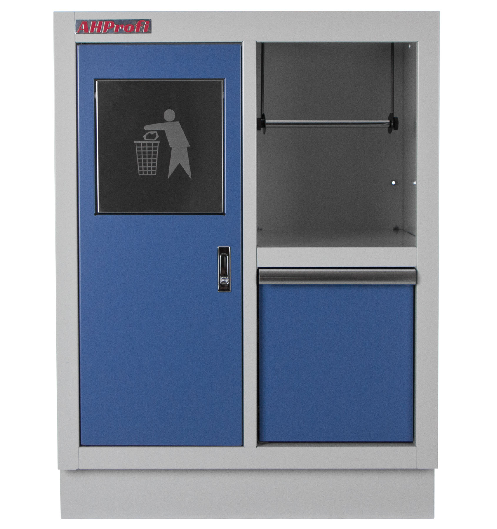 Celokovová dielenská skrinka PROFI BLUE 680x458x910 mm - MTGC1301A